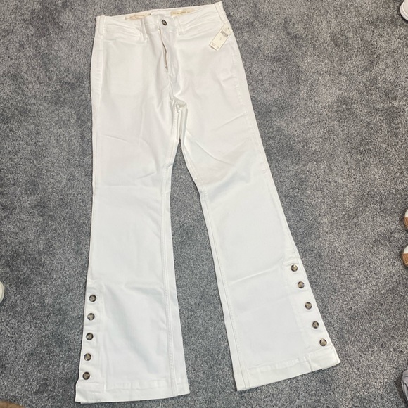 Pilcro and the Letterpress white denim. - Picture 1 of 6